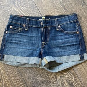 NEW, 7 for all mankind shorts